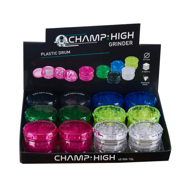Champ High Plastic Grinder 4 Parts 63mm - Χονδρική